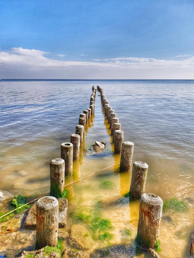 Вилла Stettiner Haff Nebengebaeude Monkebude Экстерьер фото